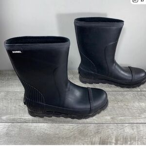 Sorel - Joan Short Women's Black Waterproof Rain Boots